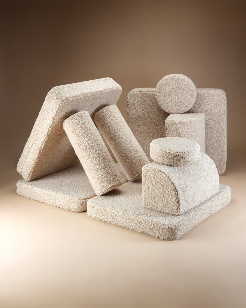 Fauteuil enfant Teddy bouclette