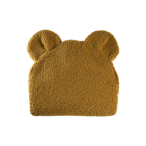 Pouf carré bouclette Ecru