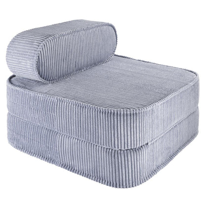 Fauteuil chauffeuse enfant bleu