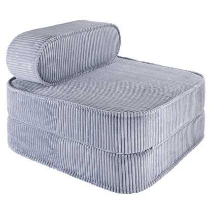 Fauteuil chauffeuse enfant bleu