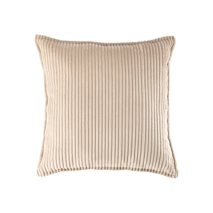 Beige fluwelen kussen