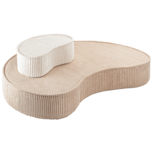 Pouf Montessori Beige et Ecru