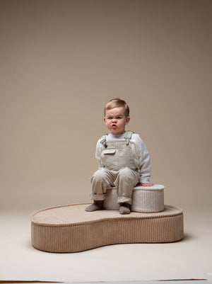 Pouf Montessori Beige et Ecru