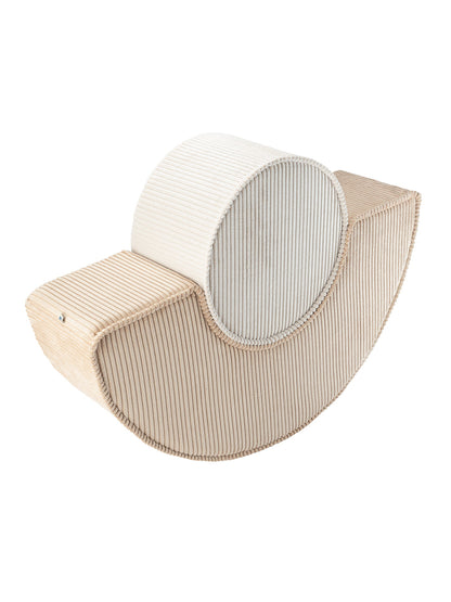 Pouf Montessori Ecru &amp; Beige