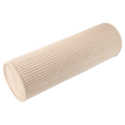 Coussin cylindrique velours Beige