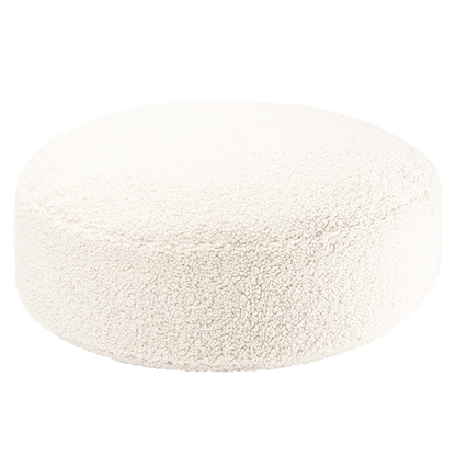 Pouf bouclette Blanc