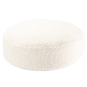 Pouf bouclette Blanc