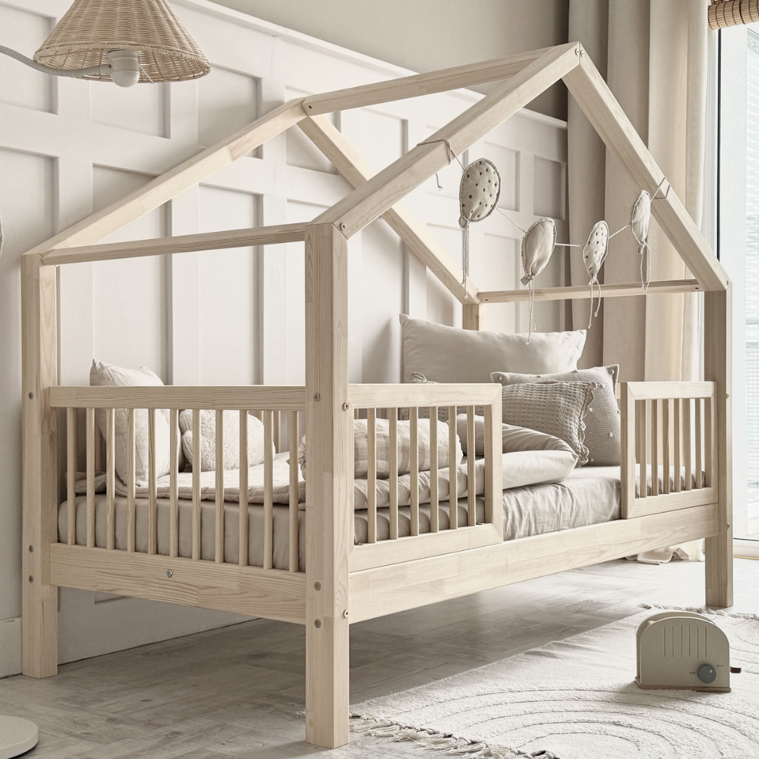 Lit cabane avec tiroir Prune