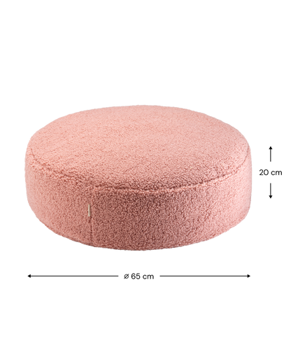 Roze Teddy kinderpoef