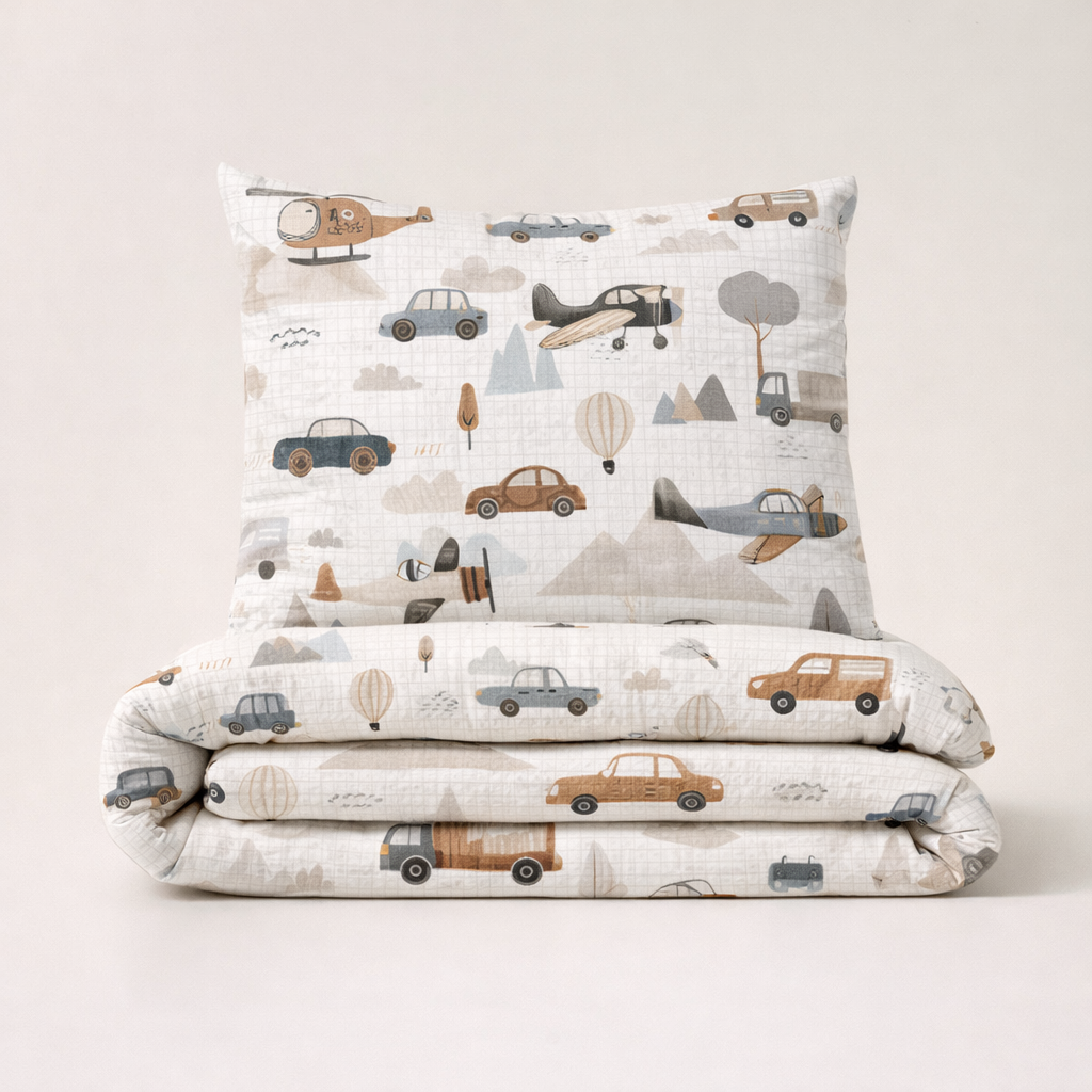 Housse de couette enfant voiture Elio