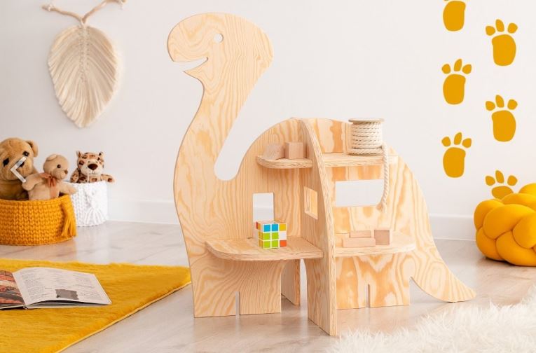 Etagère enfant en bois Dinosaure DIPLO