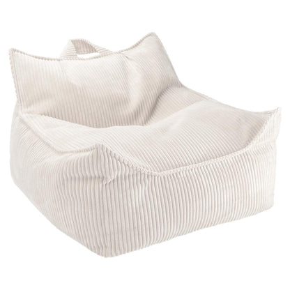 Fauteuil velours Blanc