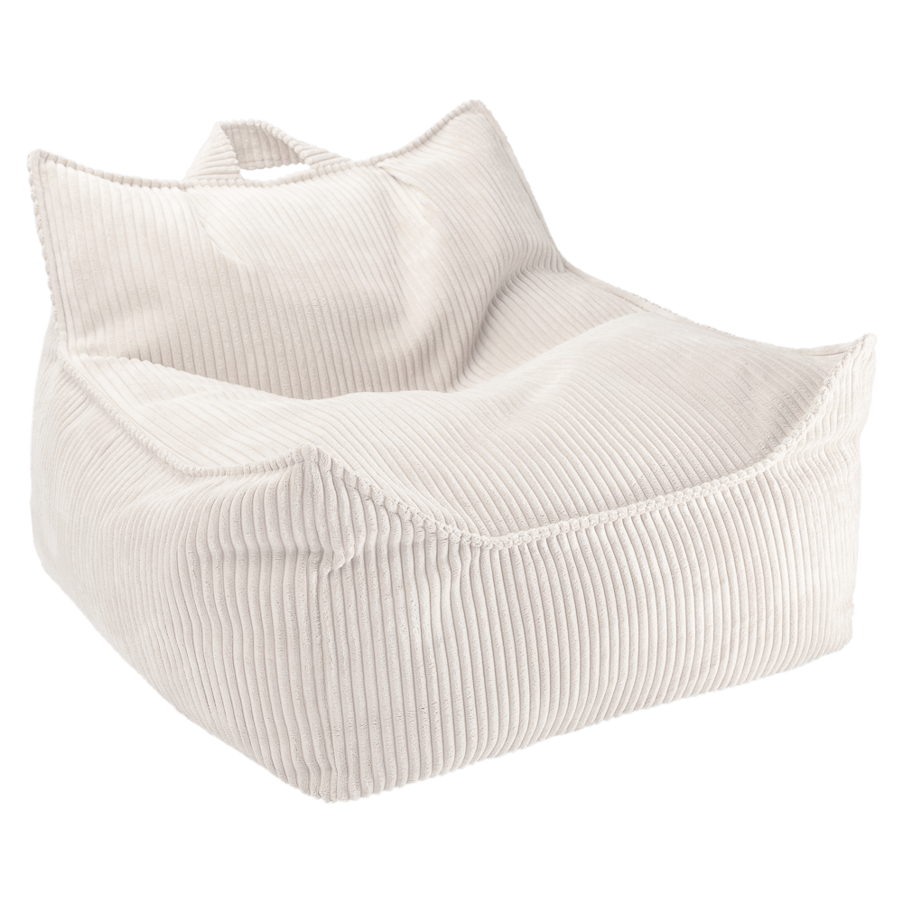 Fauteuil velours Blanc