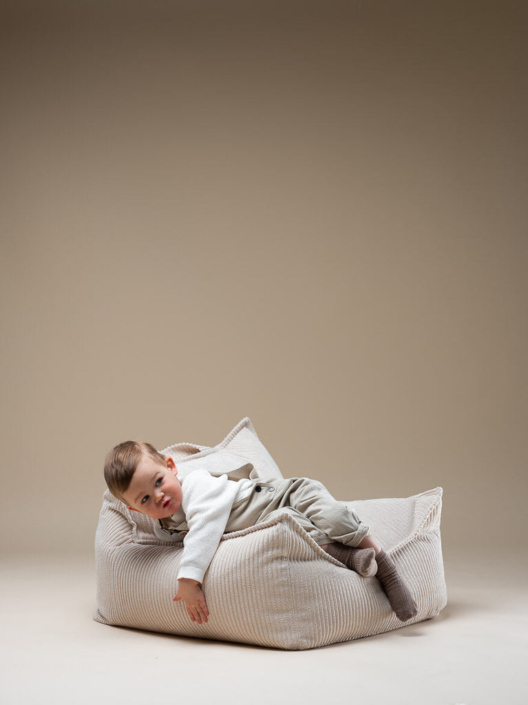 Fauteuil velours Blanc