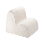 Fauteuil velours Blanc