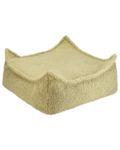 Teddy kinderpoef Pistachio groen