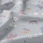 Ciel de lit cabane Lavande motif Lapin & Ours