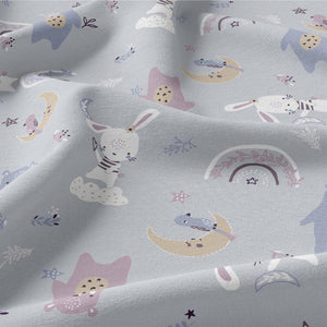 Ciel de lit cabane Lavande motif Lapin & Ours