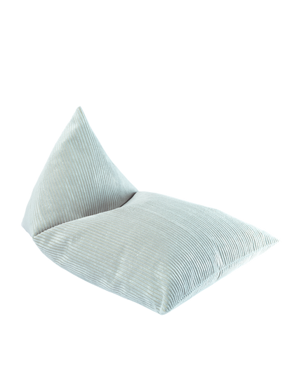 Pouf poire velours Vert menthe