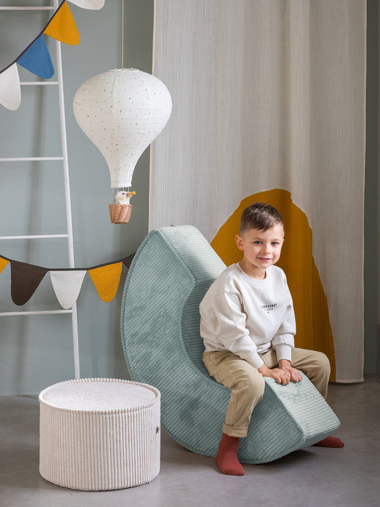 Montessori Poef Mintgroen