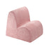 Fauteuil velours Rose