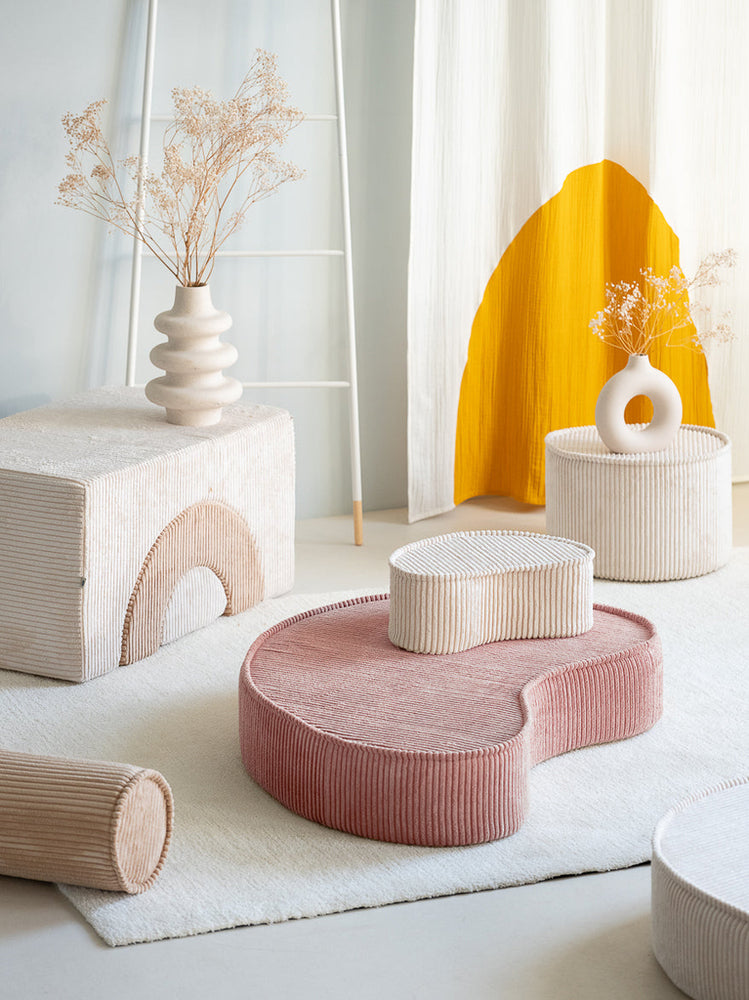 Pouf Montessori Rose