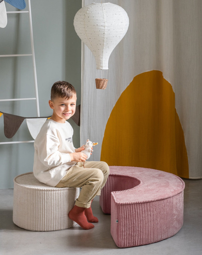 Pouf Montessori Rose