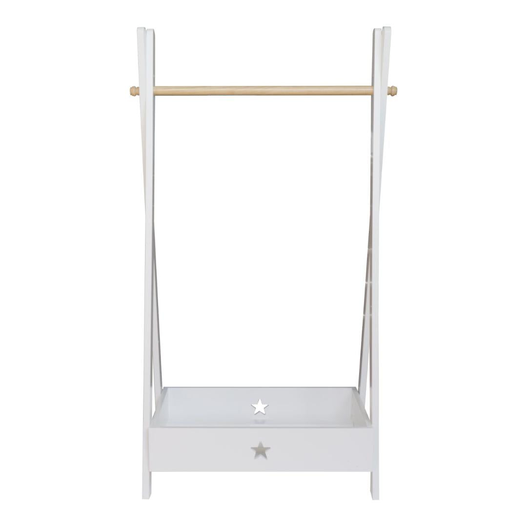 Portant à vêtements enfant + rangement