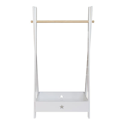Portant à vêtements enfant + rangement