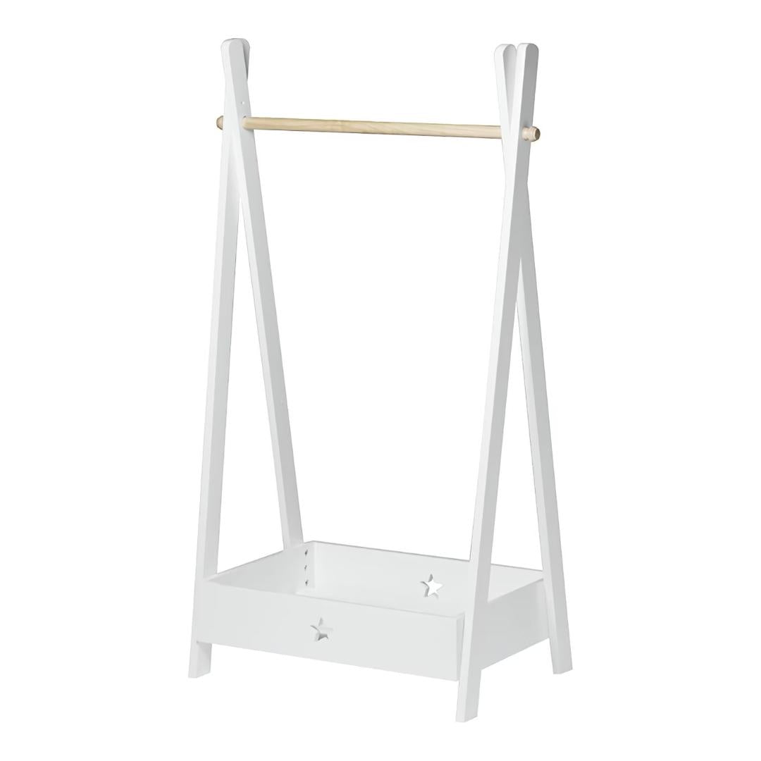 Portant à vêtements enfant + rangement
