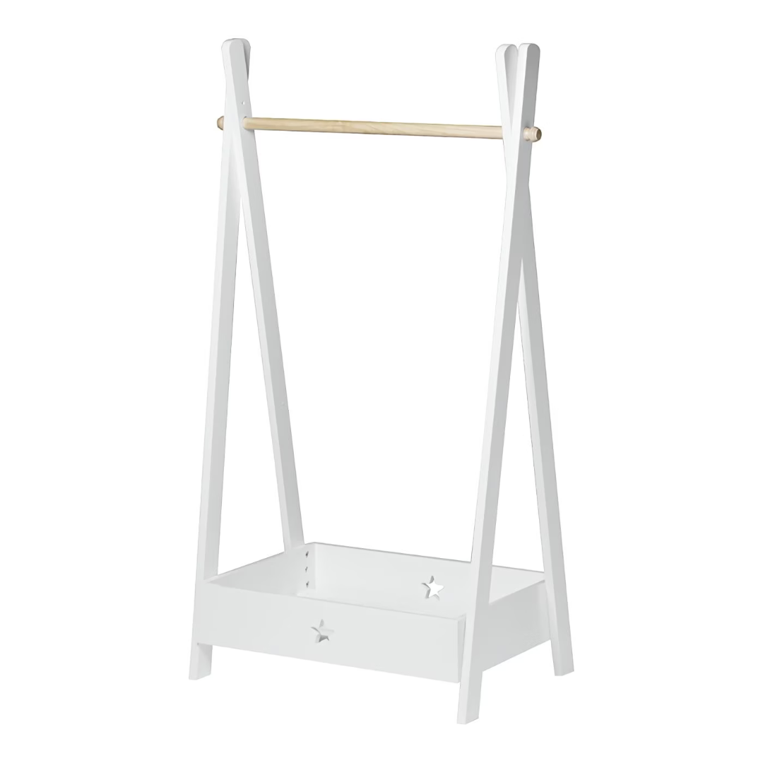 Portant à vêtements enfant + rangement
