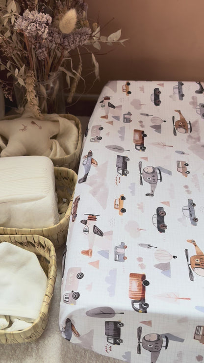 Luiermand + matras + dubbele gaashoes Beige