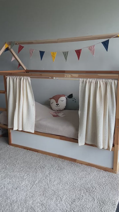Ikea Kura bedgordijn met sterrenprint