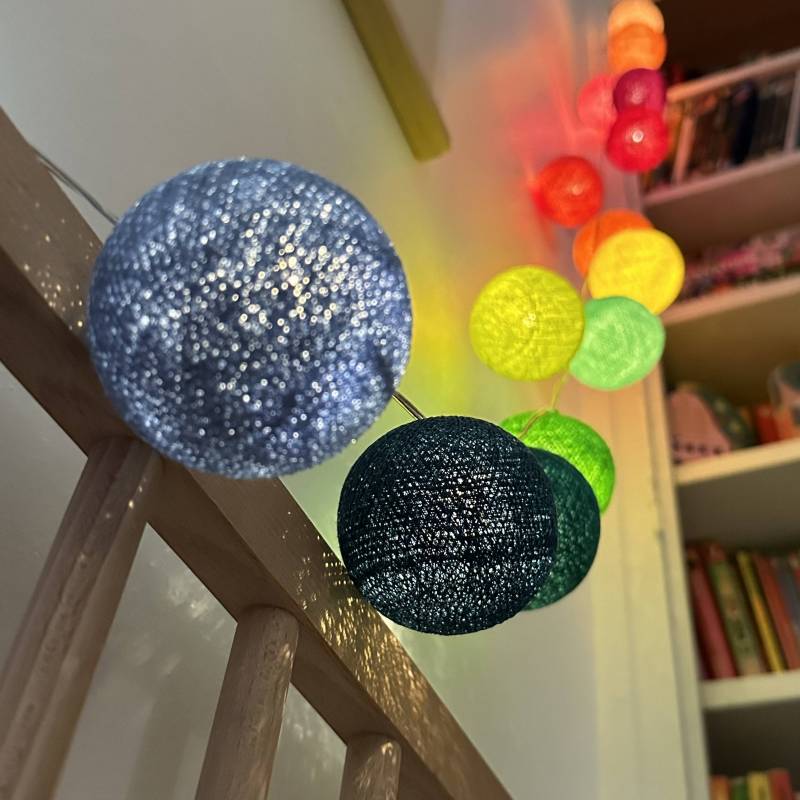 Guirlande lumineuse boule Multicolore