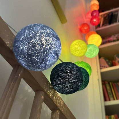 Guirlande lumineuse boule Multicolore