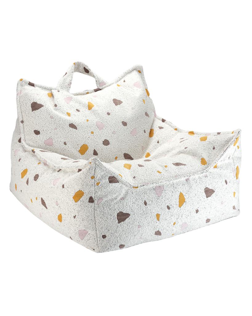 Fauteuil enfant Teddy bouclette Terrazzo