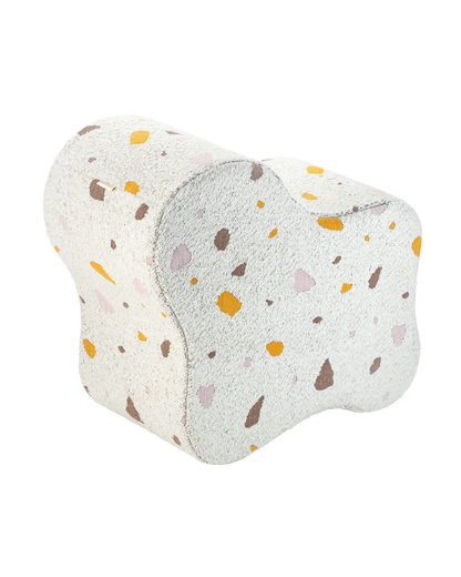 Pouf enfant Teddy bouclette Terrazzo