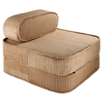 Fauteuil chauffeuse Caramel