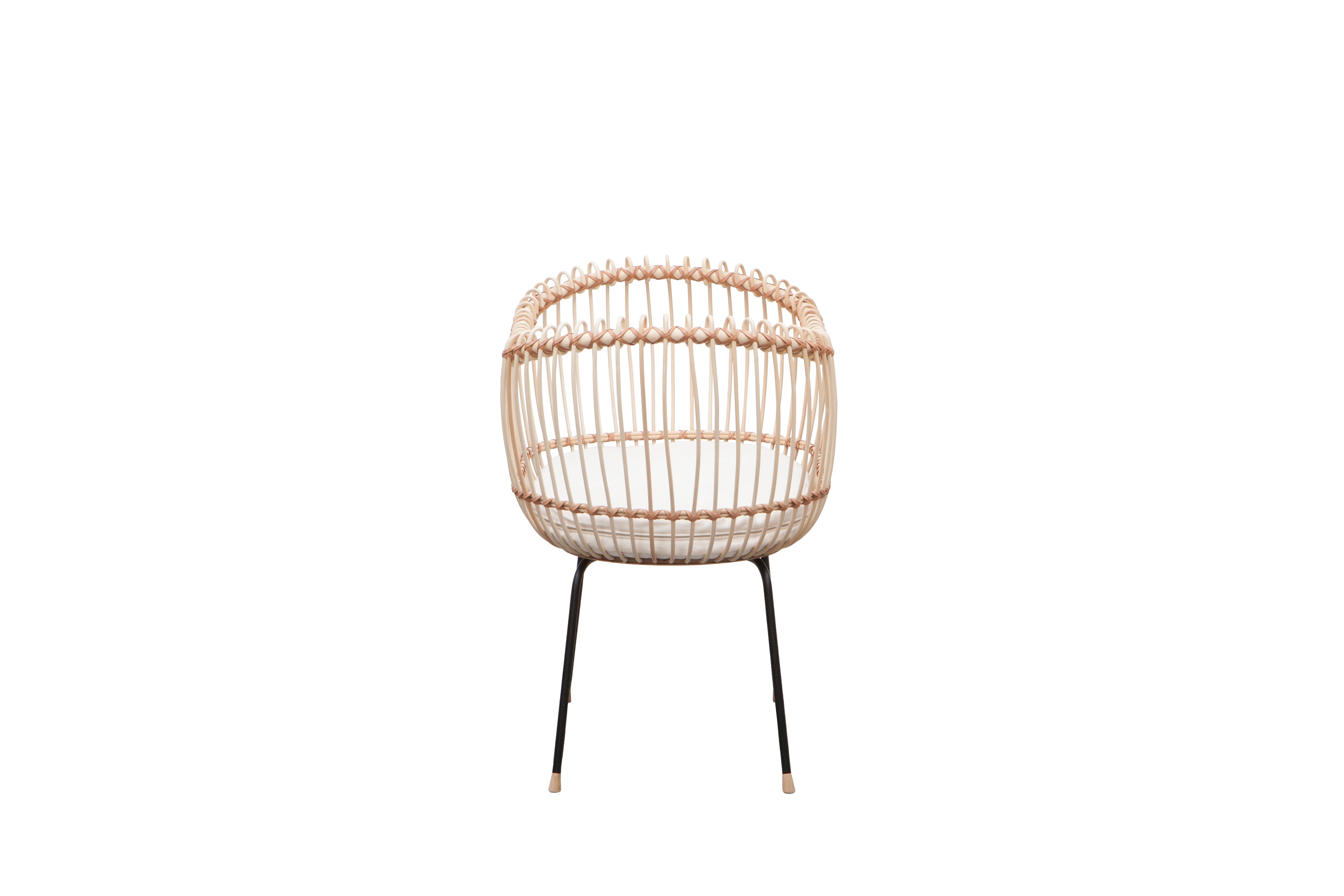 Berceau en rotin Lola - Cuir