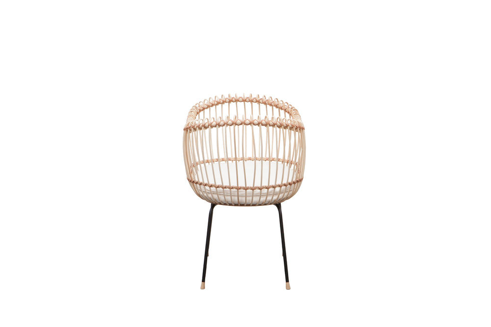 Berceau en rotin Lola - Cuir