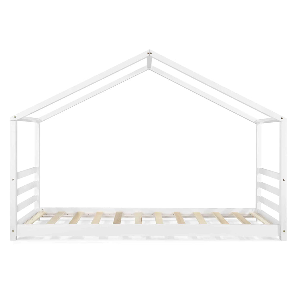 Lit cabane Montessori - 90x200cm - Blanc