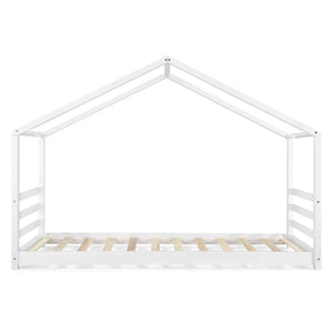 Lit cabane Montessori - 90x200cm - Blanc