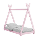 Tipi bed 80x160cm - Montessori - Roze