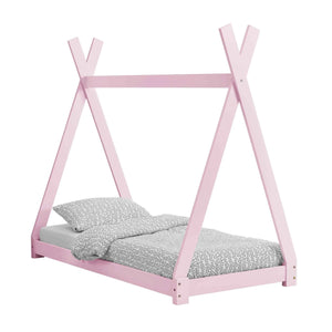 Tipi bed 80x160cm - Montessori - Roze