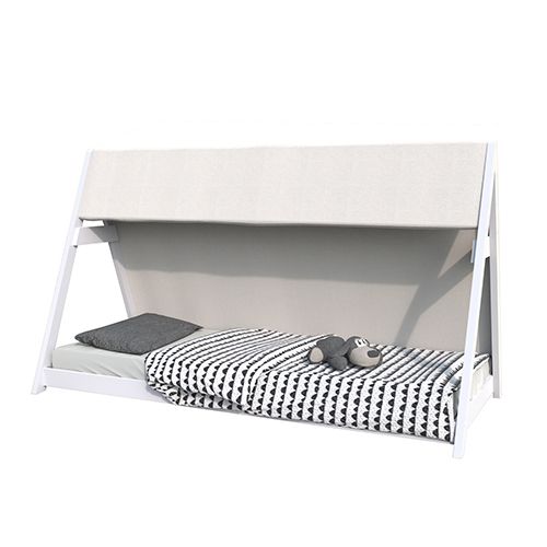 Letto a cabina tipi Montessori in legno bianco