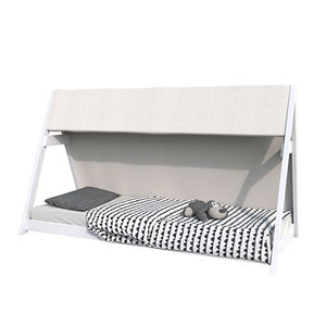 Letto a cabina tipi Montessori in legno bianco