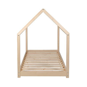 Letto a capanna Montessori in legno naturale