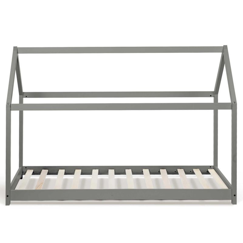 Letto a cabina Montessori grigio