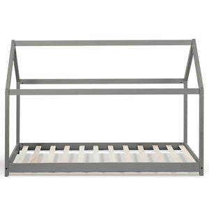 Letto a cabina Montessori grigio