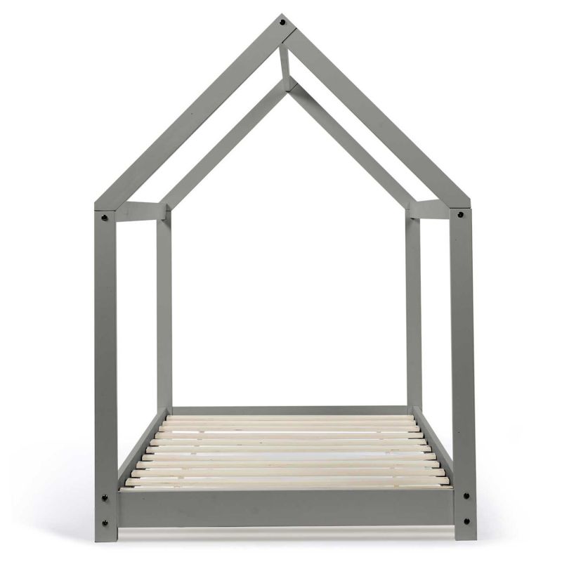 Letto a cabina Montessori grigio